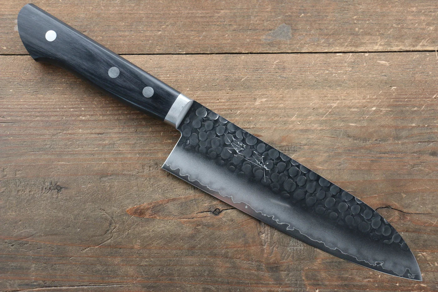 Seisuke VG1 มีด Japanese Santoku & มีดขนาดเล็ก  Petty มีดทำครัวญี่ปุ่น mm ด้ามไม้ Pakka wood