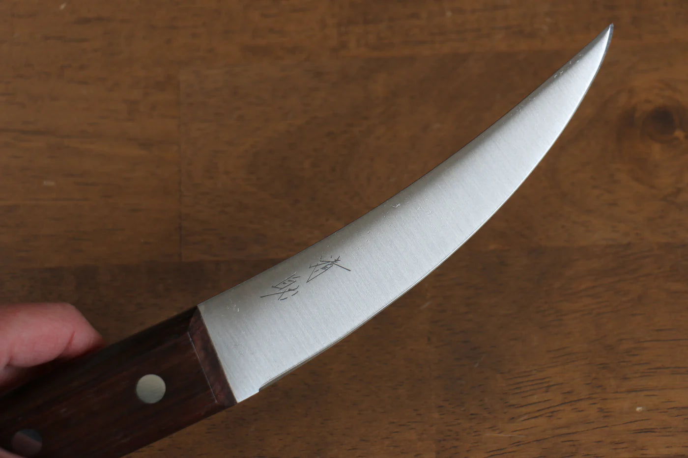 Seisuke Sanzoku เหล็กญี่ปุ่น มีดเเล่เนื้อ Butcher(เล็ก) มีดทำครัวญี่ปุ่น 150mm ด้ามไม้พะยูง