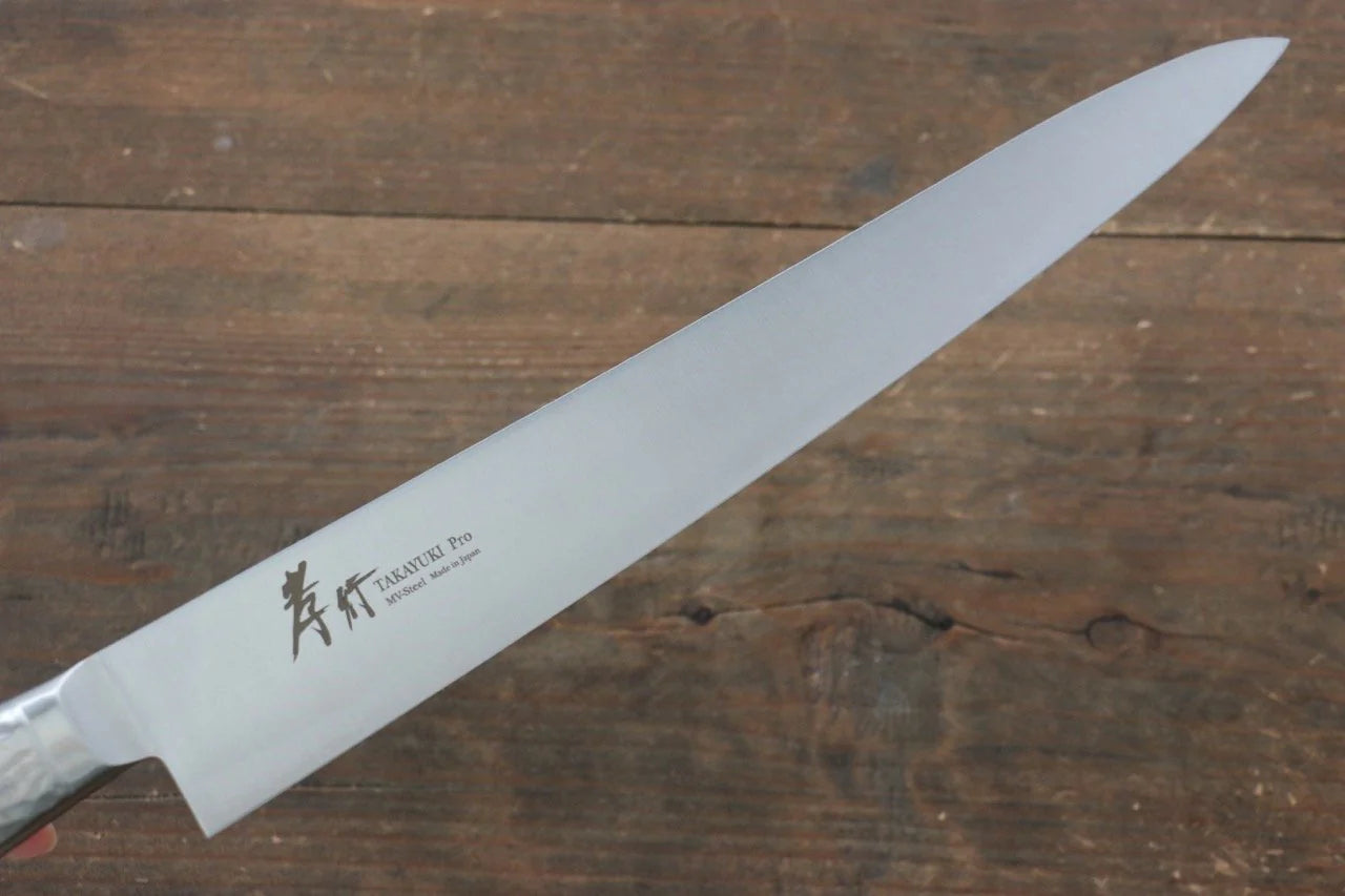 Sakai Takayuki โปร โมลิบดินัม INOX มีดเลาะเอ็น Sujihiki มีดทำครัวญี่ปุ่น 270mm