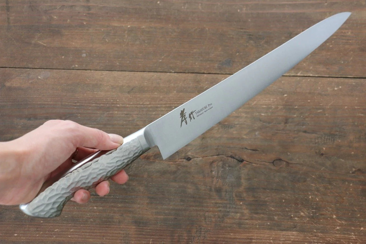 Sakai Takayuki โปร โมลิบดินัม INOX มีดเลาะเอ็น Sujihiki มีดทำครัวญี่ปุ่น 270mm