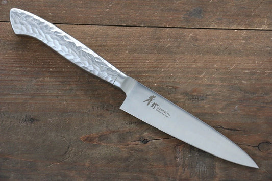 Sakai Takayuki โปร โมลิบดินัม INOX มีดขนาดเล็ก  Petty มีดทำครัวญี่ปุ่น 120mm