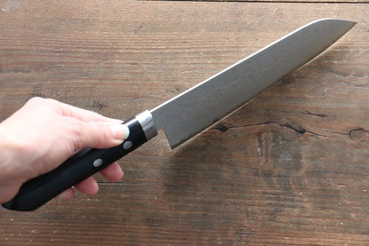 Kunihira Sairyu VG10 ดามัสกัส มีด Santoku มีดทำครัวญี่ปุ่น 170mm ด้ามไม้ Pakka wood