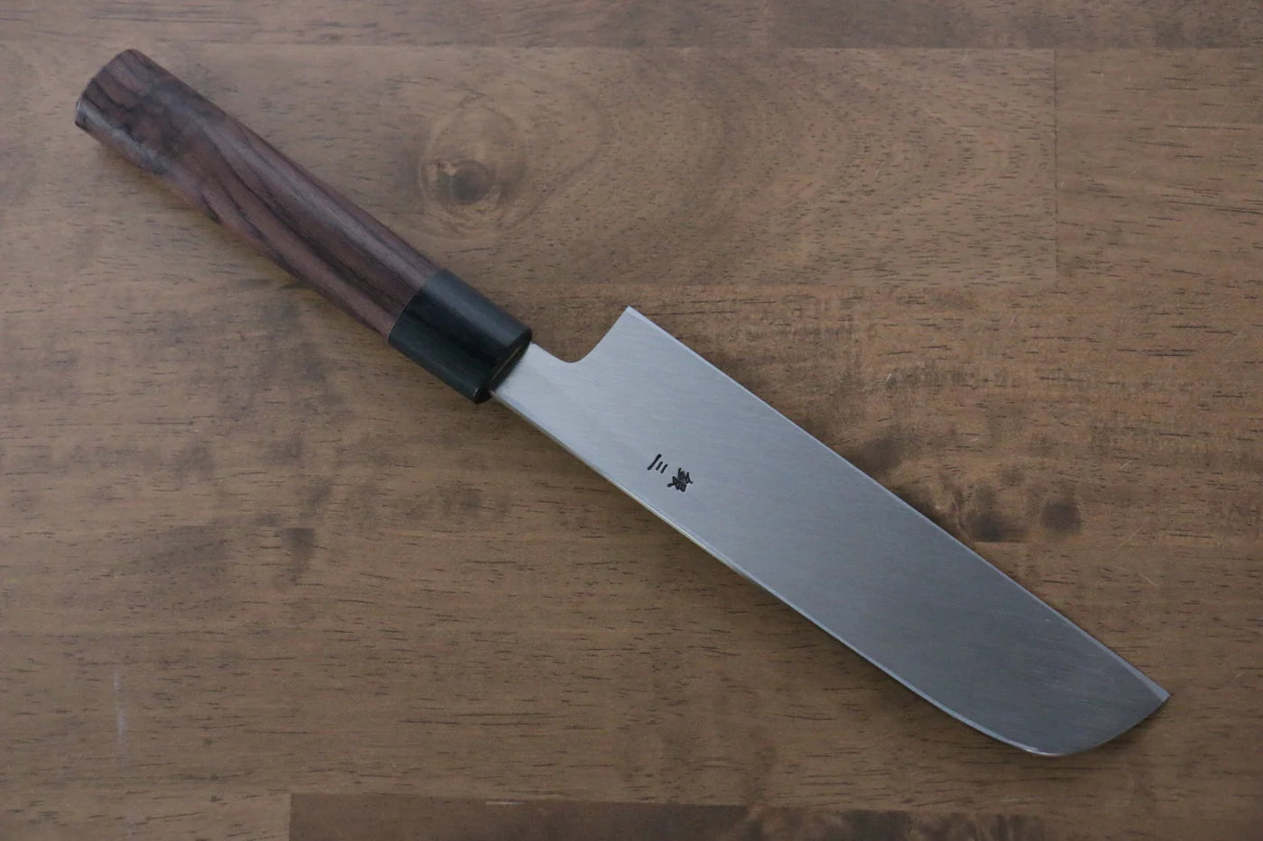 Jikko Silver Steel No.3 (เหล็กเงิน No.3) มีด Kamagata Usuba มีดทำครัวญี่ปุ่น 180mm ด้ามไม้พะยูง