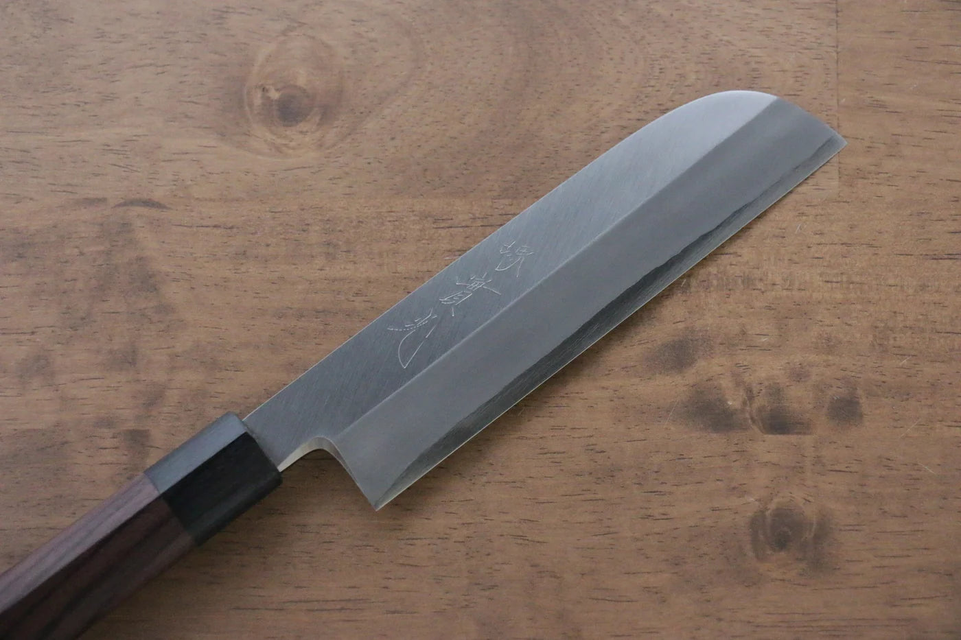 Jikko Silver Steel No.3 (เหล็กเงิน No.3) มีด Kamagata Usuba มีดทำครัวญี่ปุ่น 180mm ด้ามไม้พะยูง