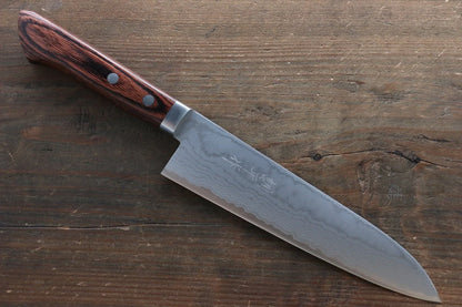 Kunihira Tanzo VG1 ดามัสกัส มีดกิวโตะ Gyuto มีดทำครัวญี่ปุ่น 180mm ด้ามมะฮอกกานี