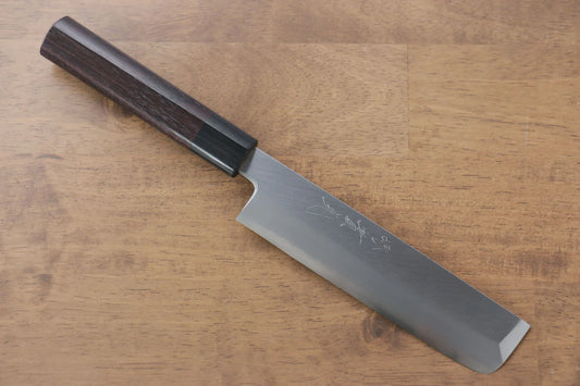 Jikko Silver Steel No.3 (เหล็กเงิน No.3) มีด Usuba มีดทำครัวญี่ปุ่น 165mm ด้ามไม้พะยูง