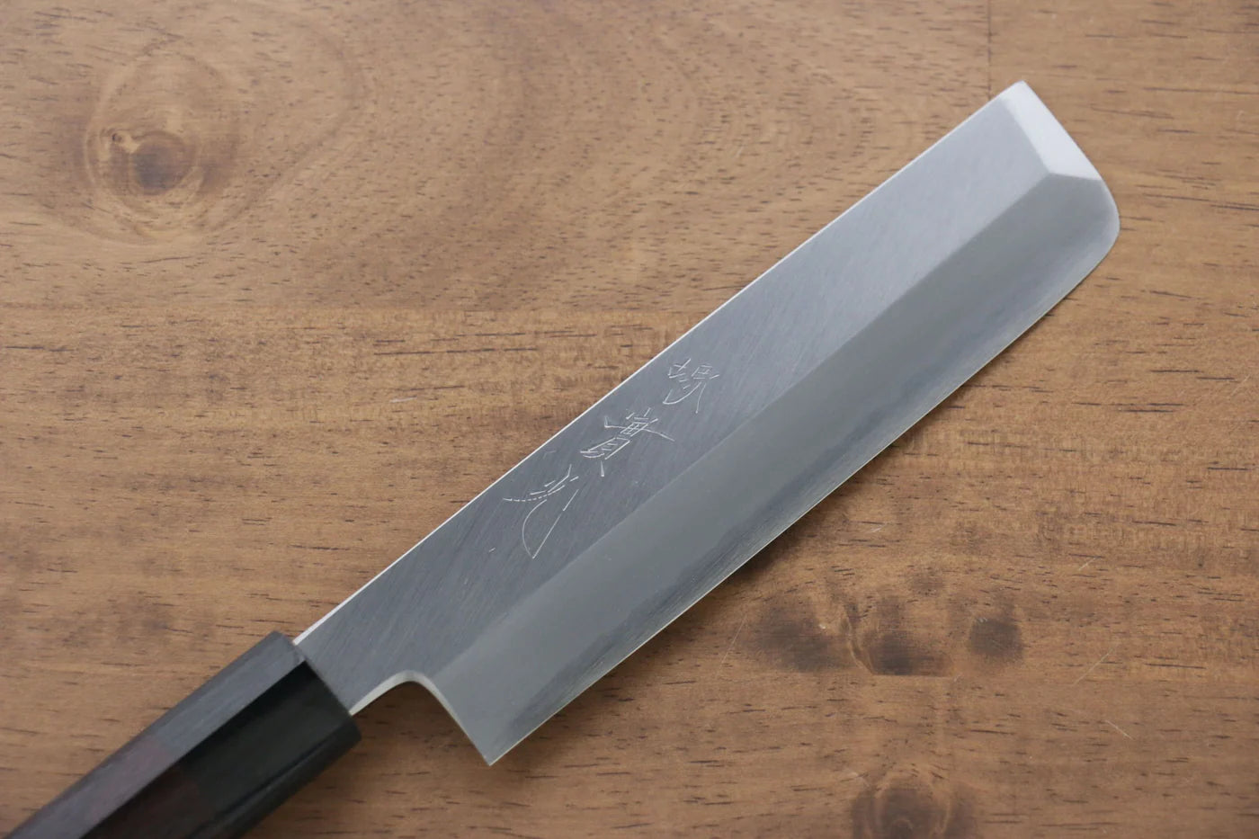 Jikko Silver Steel No.3 (เหล็กเงิน No.3) มีด Usuba มีดทำครัวญี่ปุ่น 165mm ด้ามไม้พะยูง