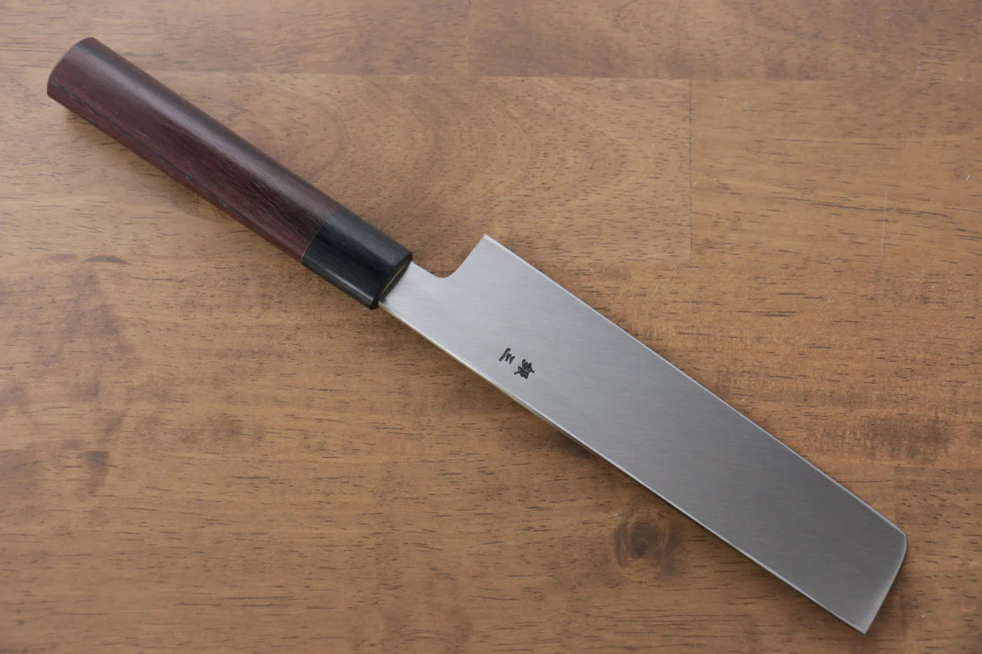 Jikko Silver Steel No.3 (เหล็กเงิน No.3) มีด Usuba มีดทำครัวญี่ปุ่น 180mm ด้ามไม้พะยูง