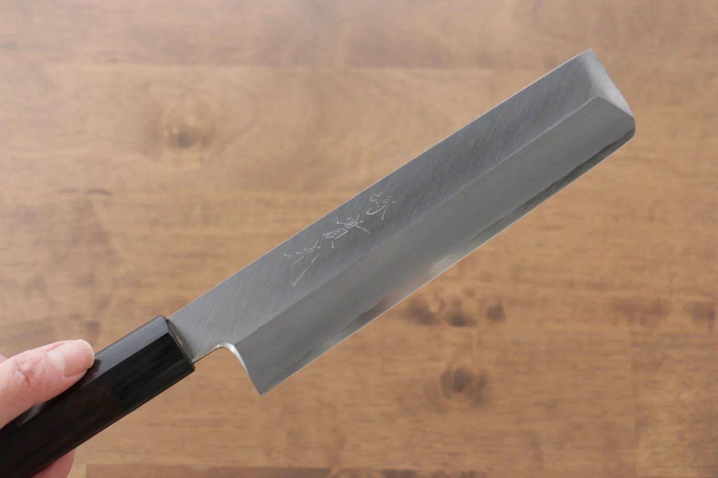 Jikko Silver Steel No.3 (เหล็กเงิน No.3) มีด Usuba มีดทำครัวญี่ปุ่น 180mm ด้ามไม้พะยูง