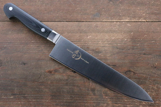 Sakai Takayuki Grand Chef Grand Chef Swedish Steel (เหล็กสวีเดน) มีดกิวโตะ Gyuto มีดทำครัวญี่ปุ่น 210mm ด้าม Micarta ดำ