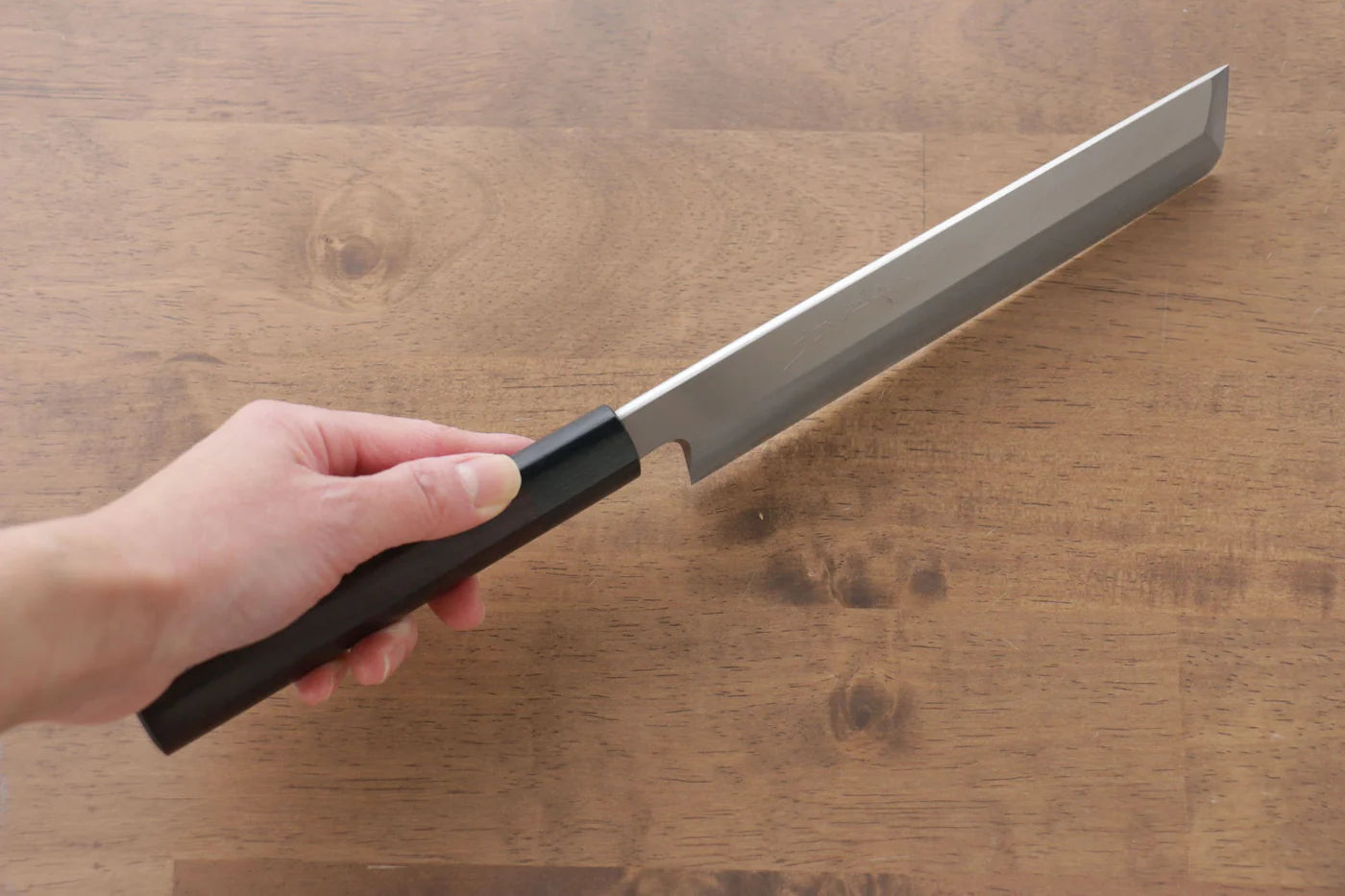 Jikko Silver Steel No.3 (เหล็กเงิน No.3) มีด Usuba มีดทำครัวญี่ปุ่น 180mm ด้ามไม้พะยูง