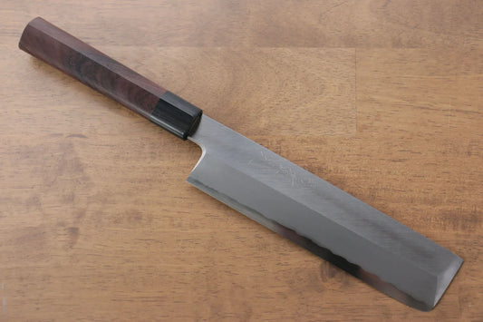 Jikko Silver Steel No.3 (เหล็กเงิน No.3) มีด Usuba มีดทำครัวญี่ปุ่น 195mm ด้ามไม้พะยูง