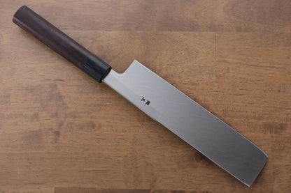 Jikko Silver Steel No.3 (เหล็กเงิน No.3) มีด Usuba มีดทำครัวญี่ปุ่น 210mm ด้ามไม้พะยูง