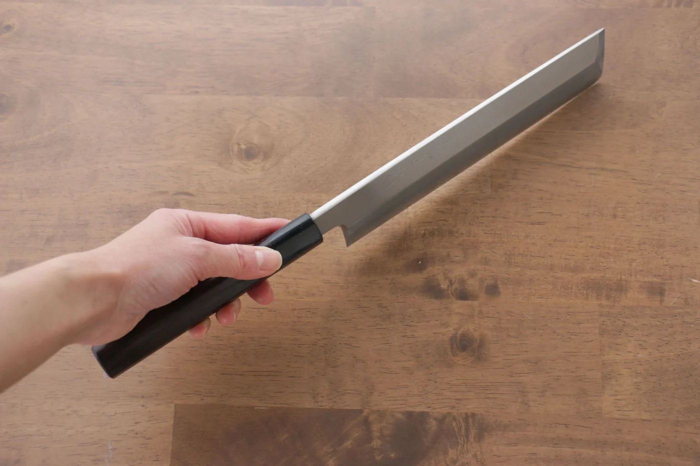 Jikko Silver Steel No.3 (เหล็กเงิน No.3) มีด Usuba มีดทำครัวญี่ปุ่น 210mm ด้ามไม้พะยูง