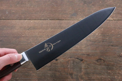 Sakai Takayuki Grand Chef Grand Chef Swedish Steel (เหล็กสวีเดน) มีดกิวโตะ Gyuto มีดทำครัวญี่ปุ่น 210mm ด้าม Micarta น้ำตาล