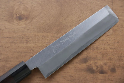 Jikko White Steel (เหล็กกล้าขาว) No.2 มีด Usuba มีดทำครัวญี่ปุ่น 165mm ด้ามไม้พะยูง