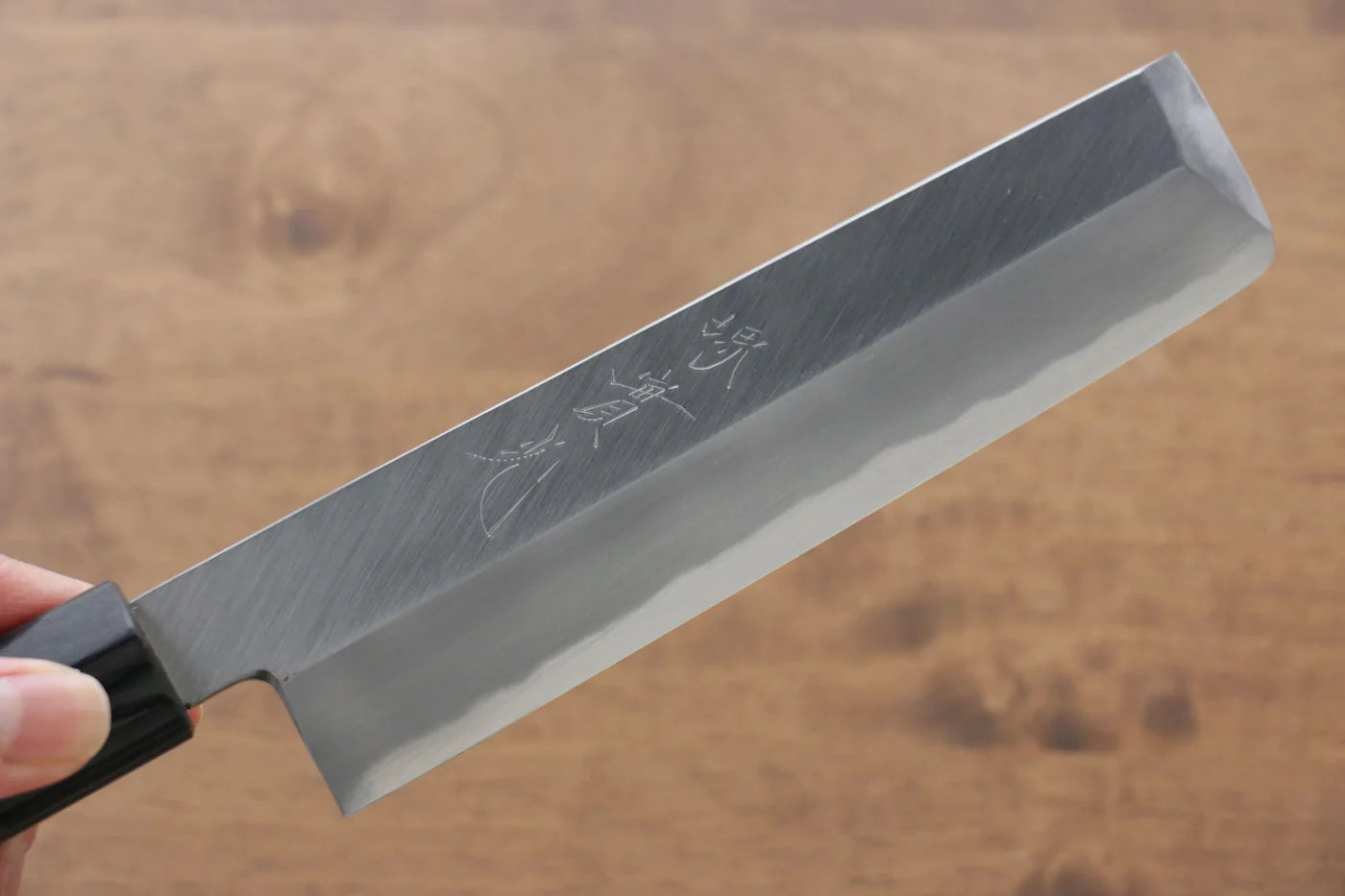 Jikko White Steel (เหล็กกล้าขาว) No.2 มีด Usuba มีดทำครัวญี่ปุ่น 165mm ด้ามไม้พะยูง