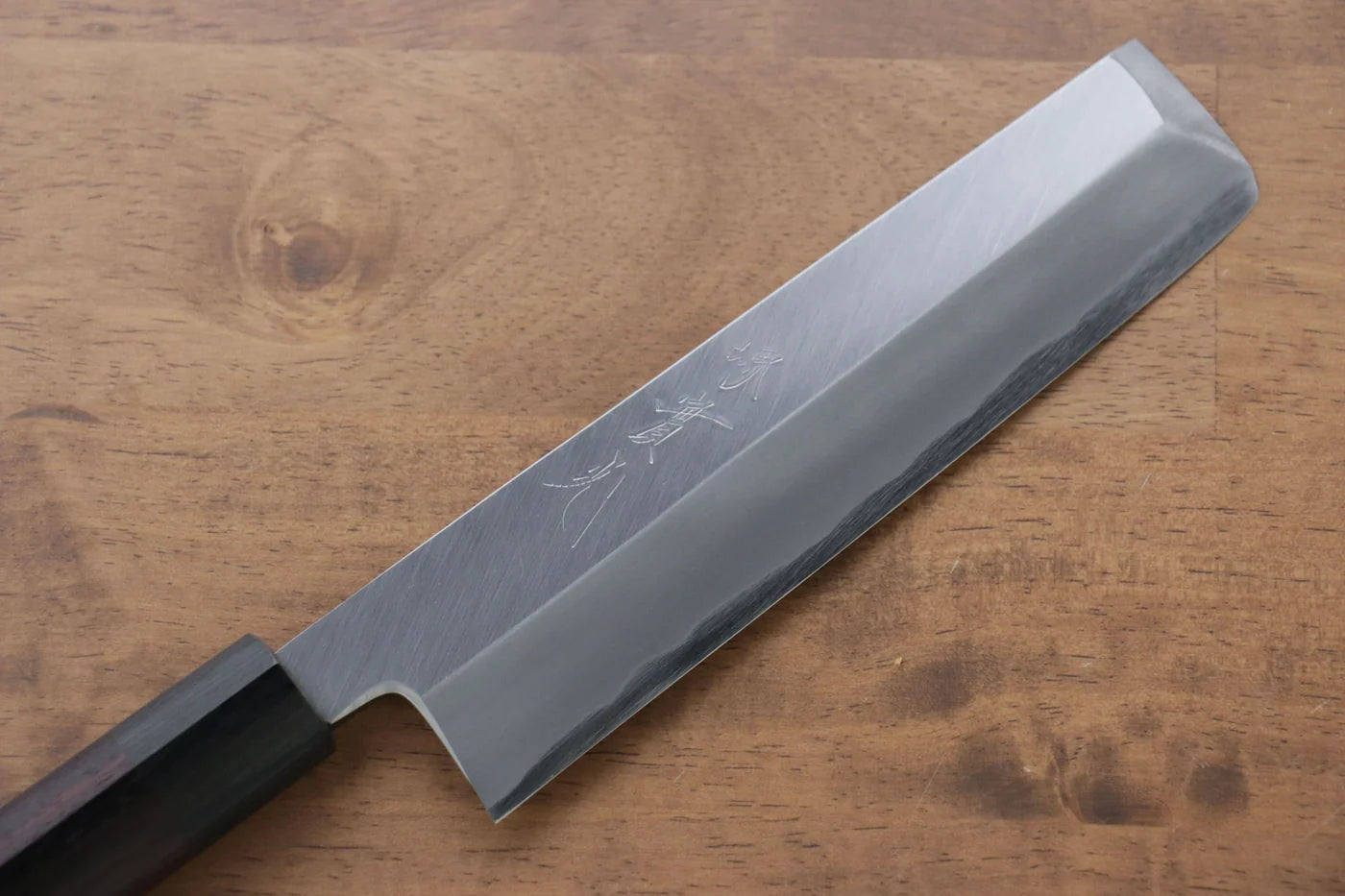 Jikko White Steel (เหล็กกล้าขาว) No.2 มีด Usuba มีดทำครัวญี่ปุ่น 180mm ด้ามไม้พะยูง