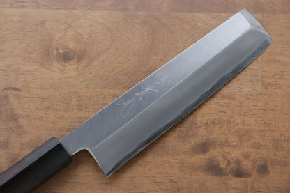 Jikko White Steel (เหล็กกล้าขาว) No.2 มีด Usuba มีดทำครัวญี่ปุ่น 180mm ด้ามไม้พะยูง