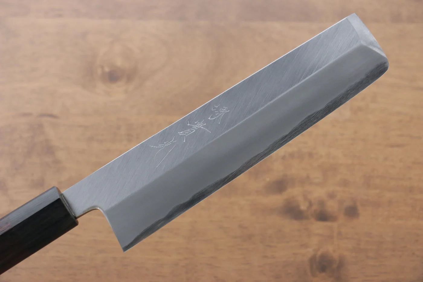 Jikko White Steel (เหล็กกล้าขาว) No.2 มีด Usuba มีดทำครัวญี่ปุ่น 180mm ด้ามไม้พะยูง