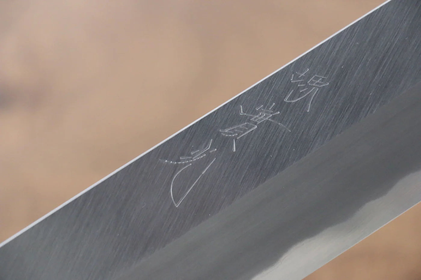 Jikko White Steel (เหล็กกล้าขาว) No.2 มีด Usuba มีดทำครัวญี่ปุ่น 195mm ด้ามไม้พะยูง