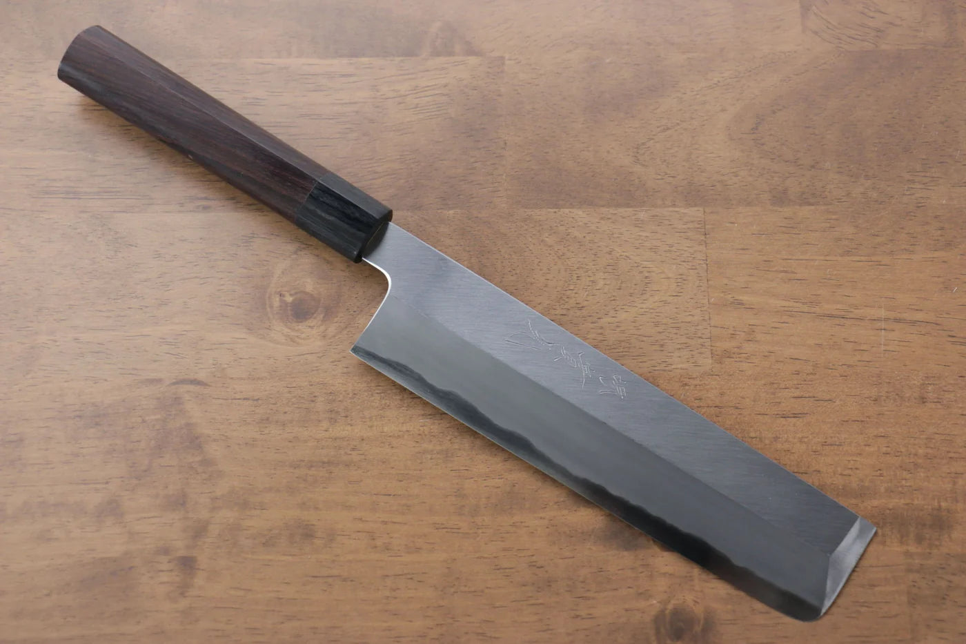 Jikko White Steel (เหล็กกล้าขาว) No.2 มีด Usuba มีดทำครัวญี่ปุ่น 210mm ด้ามไม้พะยูง