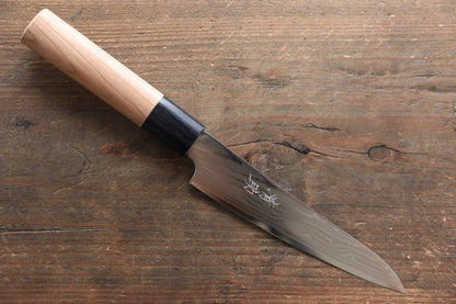 Seisuke VG10 ดามัสกัส 37 ชั้น มีดขนาดเล็ก  Petty มีดทำครัวญี่ปุ่น 130mm ด้ามซากุระ