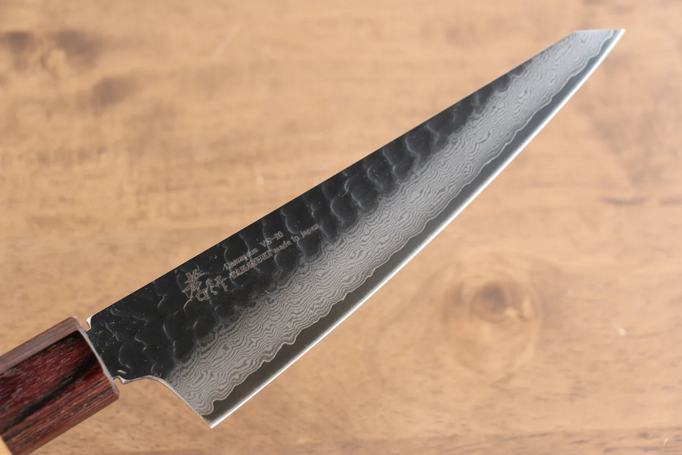 Sakai Takayuki VG10 ดามัสกัส 33 ชั้น มีดเลาะกระดูก เลาะกางปลา Sabaki มีดทำครัวญี่ปุ่น 150mm ด้ามต้นเซลโคว่าญี่ปุ่น (Japanese Elm)