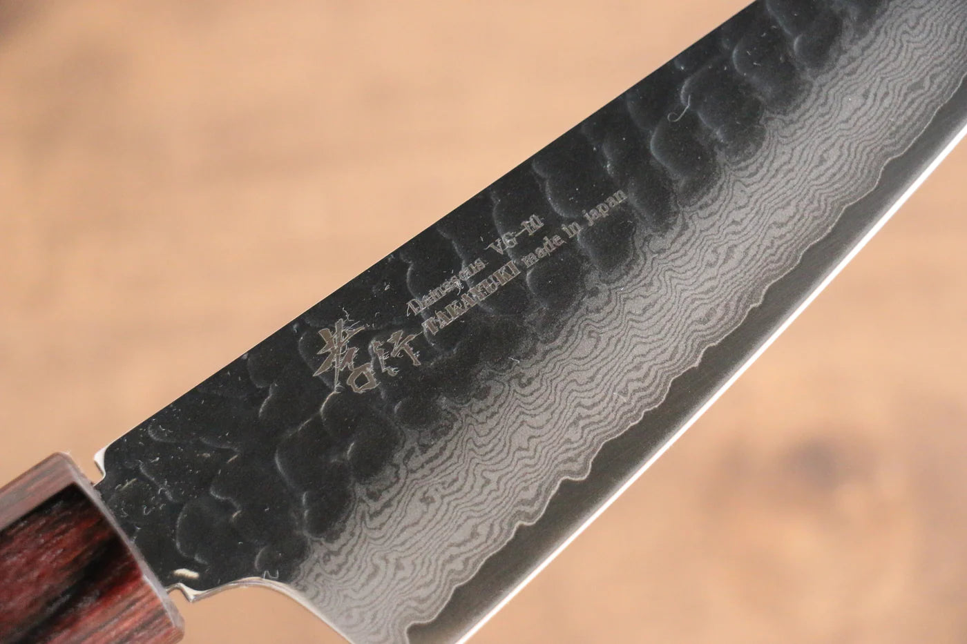 Sakai Takayuki VG10 ดามัสกัส 33 ชั้น มีดเลาะกระดูก เลาะกางปลา Sabaki มีดทำครัวญี่ปุ่น 150mm ด้ามต้นเซลโคว่าญี่ปุ่น (Japanese Elm)