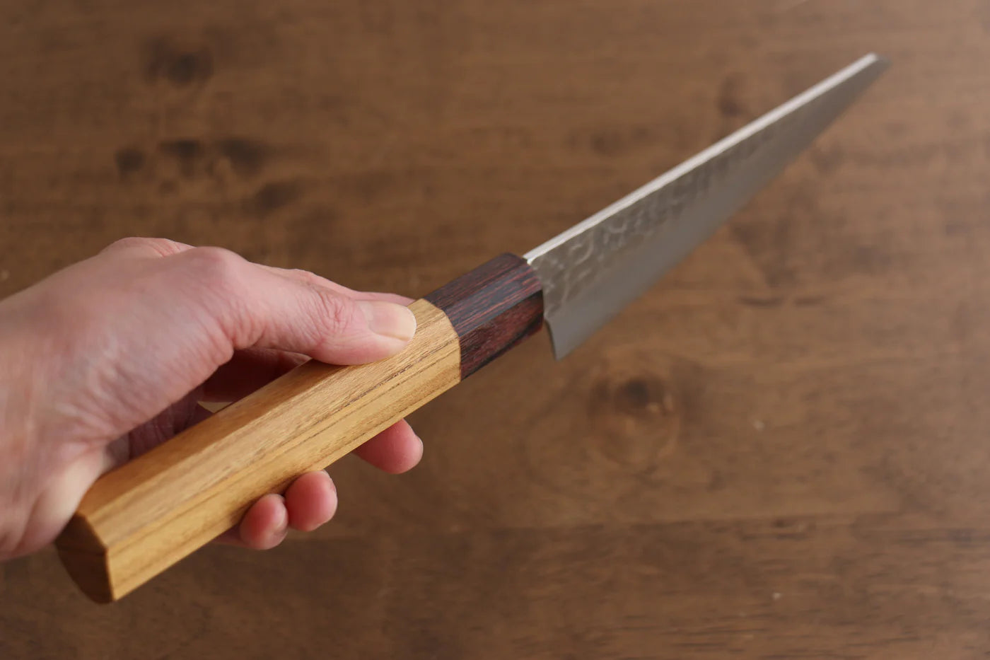 Sakai Takayuki VG10 ดามัสกัส 33 ชั้น มีดเลาะกระดูก เลาะกางปลา Sabaki มีดทำครัวญี่ปุ่น 150mm ด้ามต้นเซลโคว่าญี่ปุ่น (Japanese Elm)