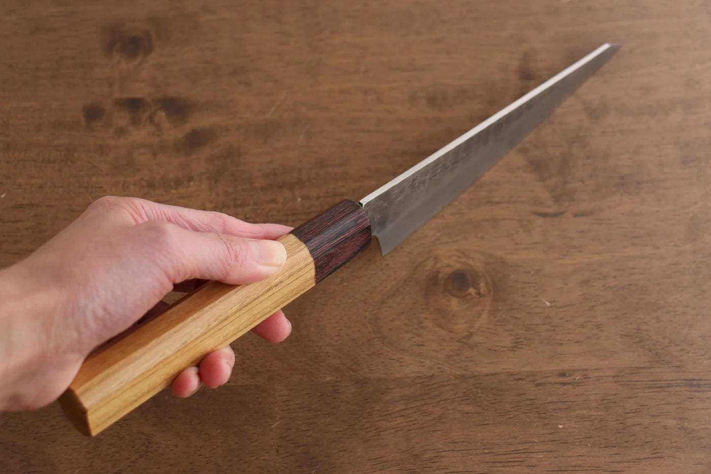 Sakai Takayuki VG10 ดามัสกัส 33 ชั้น มีดเลาะกระดูก เลาะกางปลา Sabaki มีดทำครัวญี่ปุ่น 150mm ด้ามต้นเซลโคว่าญี่ปุ่น (Japanese Elm)