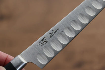 Seisuke Swedish Steel-stn (เหล็กสวีเดน stn) มีดขนาดเล็ก Petty สำหรับหั่นเเซลมอน มีดทำครัวญี่ปุ่น 150mm ด้ามไม้ Pakka wood สีดำ