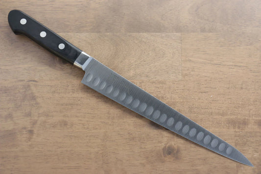 Seisuke Swedish Steel-stn (เหล็กสวีเดน stn) มีดเลาะเอ็นเเซลมอน Sujihiki Salmon มีดทำครัวญี่ปุ่น 240mm ด้ามไม้ Pakka wood สีดำ