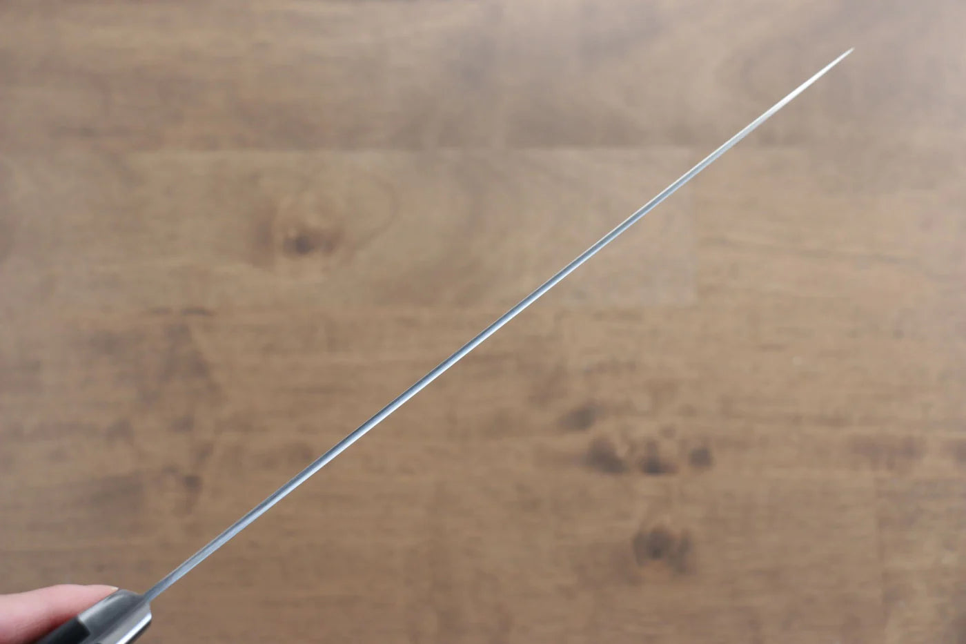 Seisuke Swedish Steel-stn (เหล็กสวีเดน stn) มีดเลาะเอ็นเเซลมอน Sujihiki Salmon มีดทำครัวญี่ปุ่น 240mm ด้ามไม้ Pakka wood สีดำ
