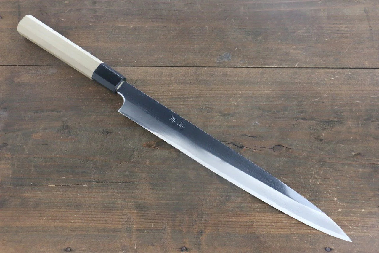 Seisuke White Steel (เหล็กกล้าขาว) No.2 มีด Yanagiba มีดทำครัวญี่ปุ่น 300mm ด้ามไม้พะยูง