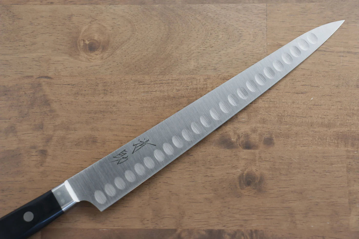 Seisuke Swedish Steel-stn (เหล็กสวีเดน stn) มีดเลาะเอ็นเเซลมอน Sujihiki Salmon มีดทำครัวญี่ปุ่น 270mm ด้ามไม้ Pakka wood สีดำ