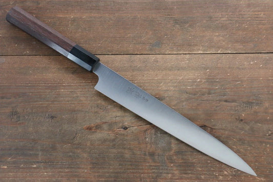 Sukenari Blue Super (บลูซุปเปอร์สตีล) มีดเลาะเอ็น Sujihiki มีดทำครัวญี่ปุ่น 240mm ด้ามไม้พะยูง