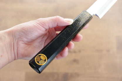 Seisuke VG10 มีด Sakimaru Takohiki มีดทำครัวญี่ปุ่น 300mm ด้ามไม้โอ๊กเคลือบ (Kamon)