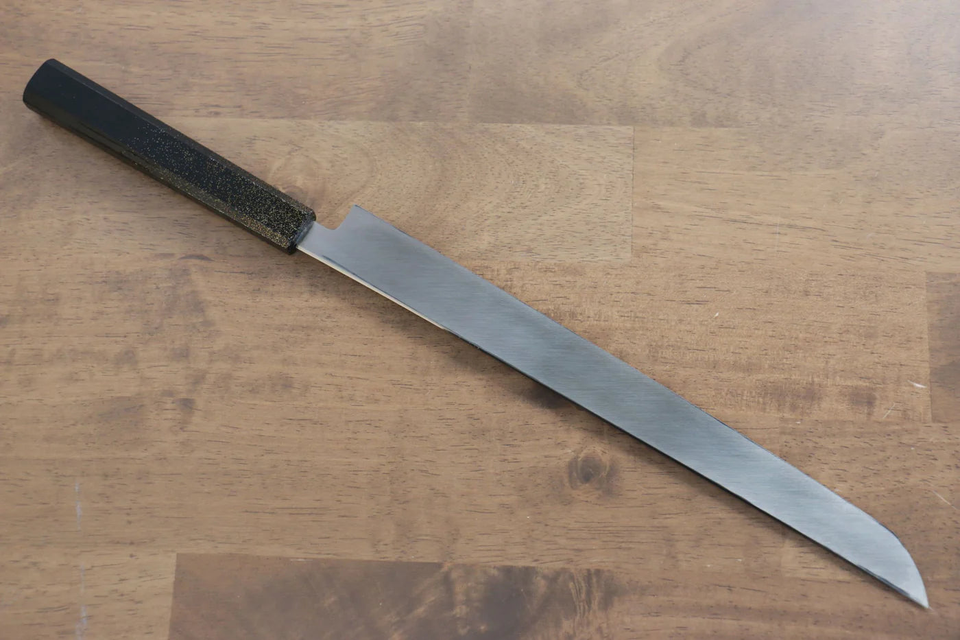 Seisuke VG10 มีด Sakimaru Takohiki มีดทำครัวญี่ปุ่น 270mm ด้ามไม้โอ๊กเคลือบ (Kamon)