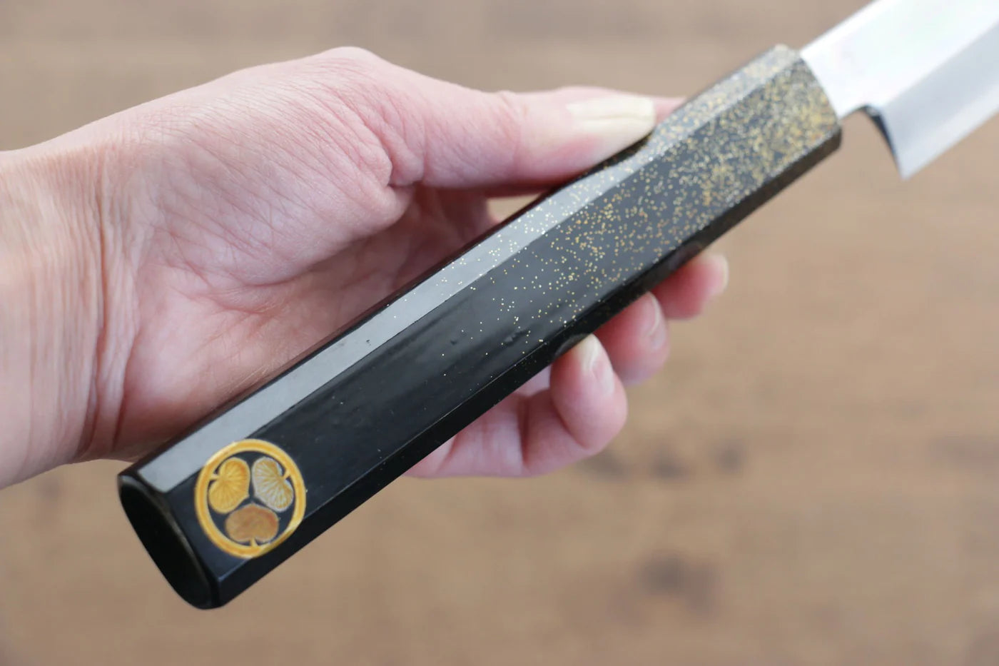 Seisuke VG10 มีด Sakimaru Takohiki มีดทำครัวญี่ปุ่น 270mm ด้ามไม้โอ๊กเคลือบ (Kamon)