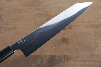 Jikko Fujisan Honyaki White Steel (เหล็กกล้าขาว) No.3 ขัดขึ้นเงากระจก มีด Kiritsuke Gyuto มีดทำครัวญี่ปุ่น 210mm ด้ามไม้มะเกลือ