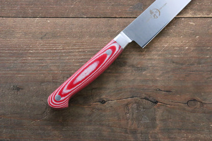 Sakai Takayuki Grand Chef Grand Chef สเเตนเลส มีดเลาะเอ็น Sujihiki มีดทำครัวญี่ปุ่น 240mm ด้าม Micarta แดง