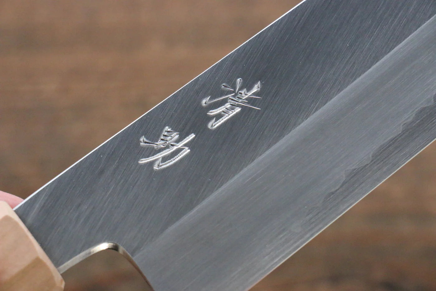 Seisuke Silver Steel No.3 (เหล็กเงิน No.3) มีด Santoku มีดทำครัวญี่ปุ่น 165mm ด้ามซากุระ
