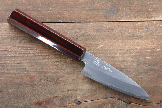 Seisuke Silver Steel No.3 (เหล็กเงิน No.3) มีดเล็กปลอกผลไม้ มีดทำครัวญี่ปุ่น 85mm ด้ามเคลือบ