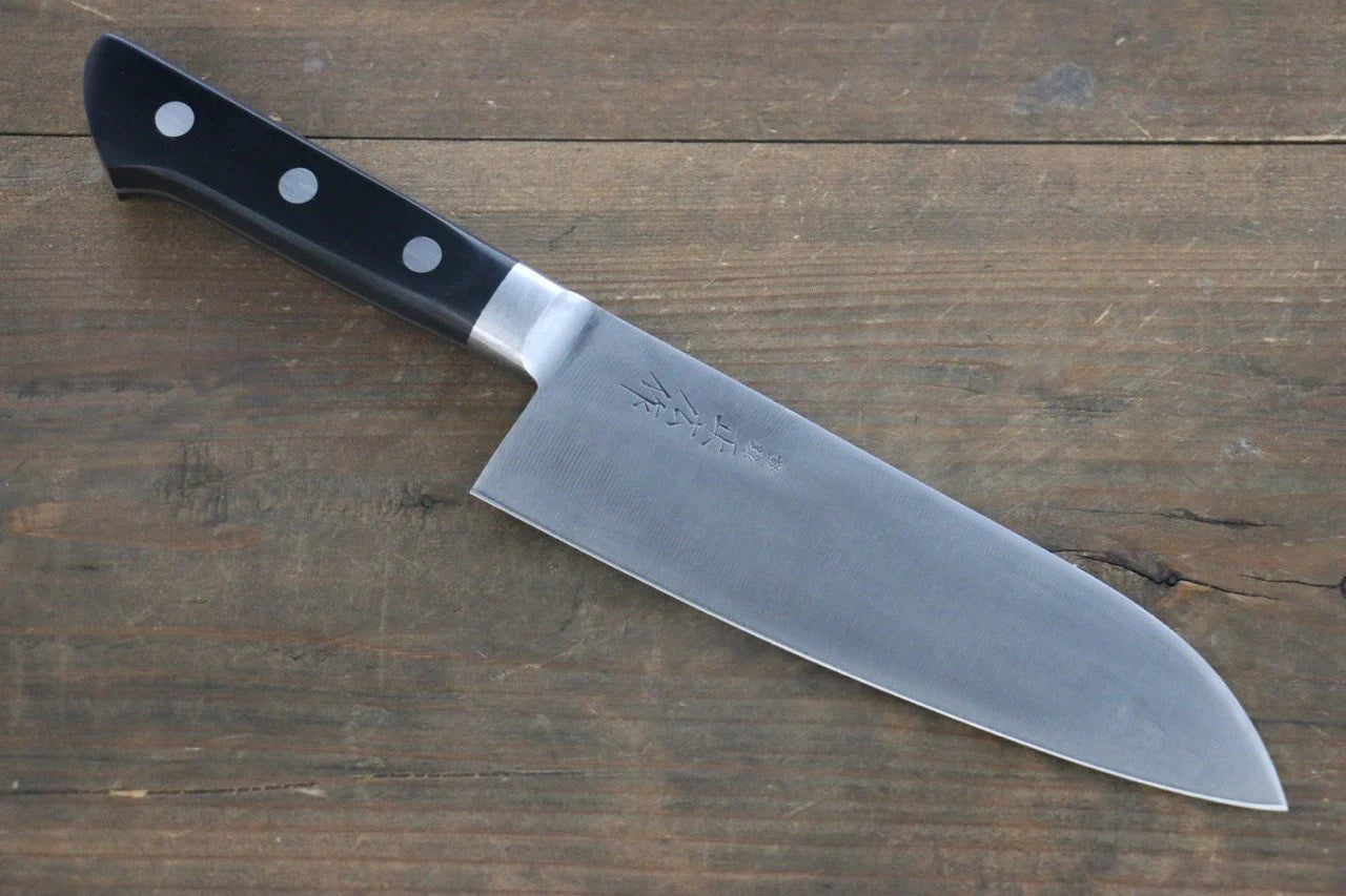 Masahiro เหล็กญี่ปุ่น ZCD-U มีด Santoku มีดทำครัวญี่ปุ่น 175mm