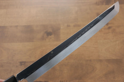 Sakai Takayuki Fujisan White Steel (เหล็กกล้าขาว) No.2 Honyaki มีด Sakimaru Yanagiba มีดทำครัวญี่ปุ่น 300mm ด้ามไม้มะเกลือ (ประดับห่วง) มีฝัก (ปลอก) มีด