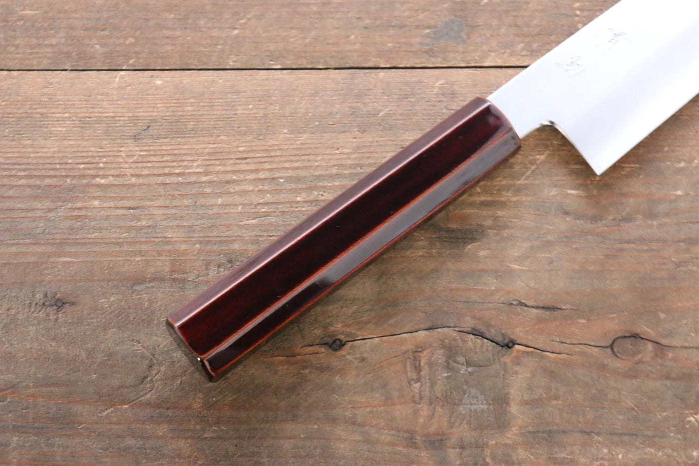 Seisuke Silver Steel No.3 (เหล็กเงิน No.3) มีดสำหรับการใช้งานได้ทั่วไป Bunka มีดทำครัวญี่ปุ่น 165mm ด้ามเคลือบ