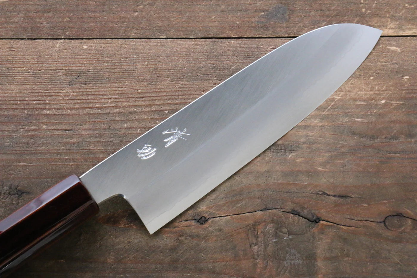 Seisuke Silver Steel No.3 (เหล็กเงิน No.3) มีด Santoku มีดทำครัวญี่ปุ่น 165mm ด้ามเคลือบ