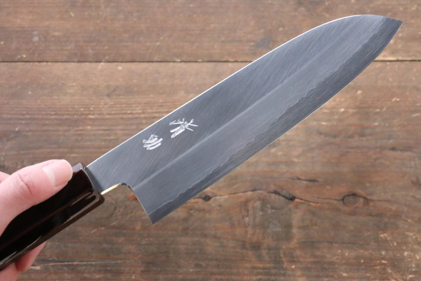 Seisuke Silver Steel No.3 (เหล็กเงิน No.3) มีด Santoku มีดทำครัวญี่ปุ่น 165mm ด้ามเคลือบ