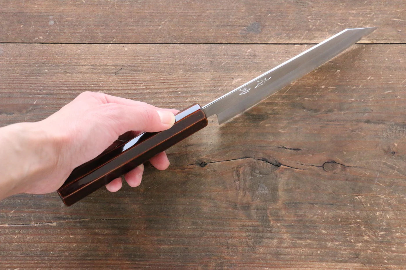 Seisuke Silver Steel No.3 (เหล็กเงิน No.3) มีด Kiritsuke Petty-Utility มีดทำครัวญี่ปุ่น 150mm ด้ามเคลือบ